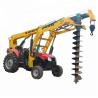 Buy cheap Hydrualic Auger Crane Pile Drive Tractor Mounted Hammer Piling Machine 100HP from wholesalers