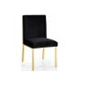 Buy cheap Leisure Golden Stainless Steel Velvet covered Dining Chair upholstered from wholesalers