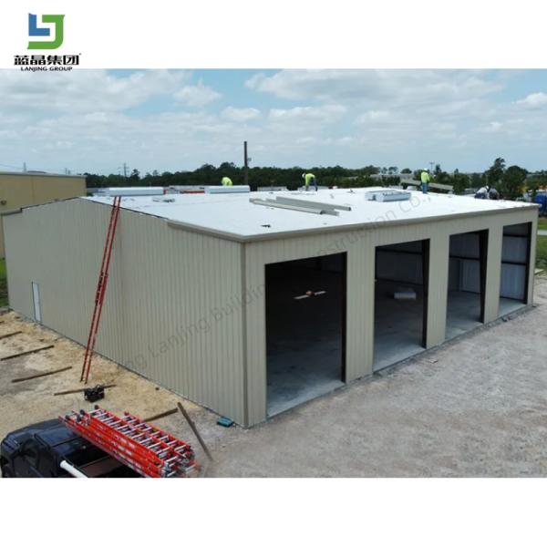 Buy cheap Prefabricated Steel Structure Warehouse Building Garage Shed Workshop from wholesalers