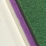 Professional Athletic Flooring Tiles , PVC Badminton Flooring 8mm Thickness