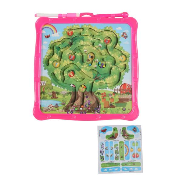 Buy cheap Apple Tree Magnetic Color Maze Puzzle Drawing Board Toy from wholesalers