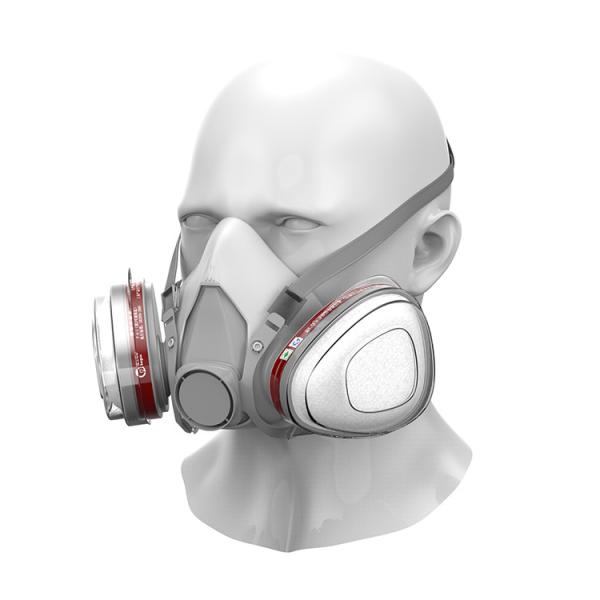 Buy cheap GB2626-2006 Antigas Full Face Reusable Painted Petrol Gas Mask from wholesalers