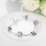SJ Best Gift!!! Wholesale Top Quality Cheap Magnet Buckle Glaze Bead Steel Rope