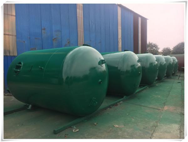 Buy cheap Horizontal Air Receiver Tanks For Compressors , Stainless Steel Pressure Vessel from wholesalers