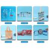 Buy cheap travel stand up zipper rope handles cosmetic pouch lady bag woman make up, mini Jelly Candy Bag, PVC tote beach bag from wholesalers