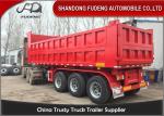 60 Ton Heavy Duty Dump Semi Trailer 2/3 Axle For Sand Stone Bulk Transport