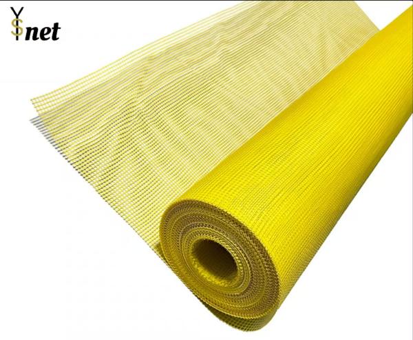 Buy cheap Yellow Cement Board Fiberglass Mesh 145g/M2 Fiberglass Screen Cloth 50m - 200m from wholesalers