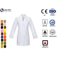 Buy cheap Long Sleeve Disposable Medical Workwear Notched Collar Three Pockets product
