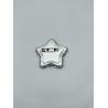 Buy cheap Star Cute Girl Metal Pin Badges Pentagram Shape Stainless Iron Material from wholesalers