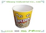 130OZ paper cup Popcorn Buckets Disposable Double PE Lined Greaseproof