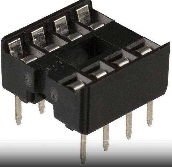 Buy cheap A 08-LC-TT DIP Connector Row Spacing 8 Pin Ic Socket 0.3" Tin Through Hole from wholesalers