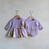 Buy cheap Long Sleeve New Born Rompers 100% Cotton White Newborn Tutu Dress from wholesalers