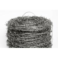 Buy cheap Woven Security System Metal Security Mesh Barbed Wire Steel Material For Fencing product