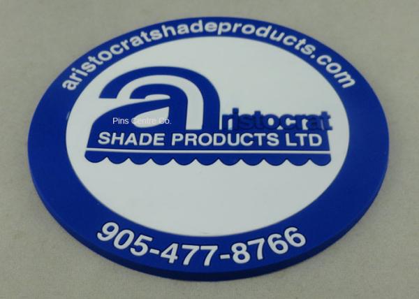 Buy cheap Business 2D EVA / Rubber / PVC Coaster Round Shape Dia 7 - 9cm from wholesalers