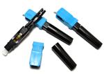 Plastic SC UPC Passive Electronic Components FTTH Fiber Optic Adaptor Fast