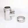 Buy cheap Thick Double Wall Chimney Flue 45 Degree Elbow High Performance Pickling Finishing from wholesalers
