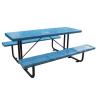 Buy cheap Waterproof Metal Picnic Table With Benches Anti Rust Durable Weather Resistant from wholesalers
