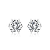 Buy cheap Classic Design 18k Lab Grown Diamond Earrings Jewelry NGTC Certified Round shape product
