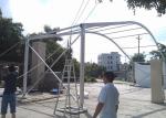 Durable Wall Tent Frame Kit / Alu Frame Tent 15 X 35 M Corrosion Resistant