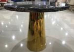 Minimalist Wrought Iron Marble Coffee Table