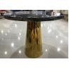 Buy cheap Minimalist Wrought Iron Marble Coffee Table from wholesalers