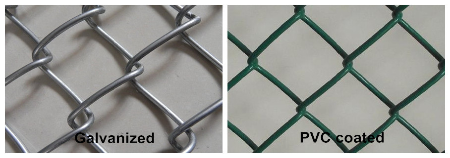 40*40mm Galvanized Dark Green Chain Link Roll Durable for Park and Courtyard