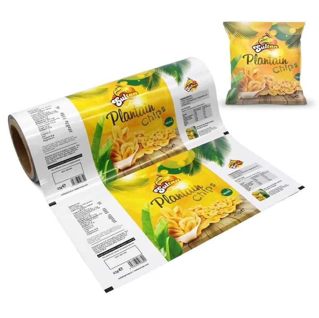 Plastic Food Film Factory Customized Printing Plastic Roll Small Bag Packaging Film Snack/Potato Chips