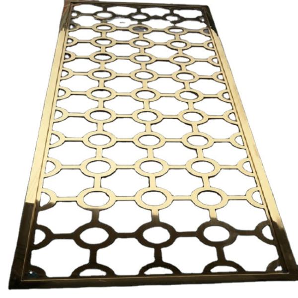 Buy cheap Multi Functional Laser Cut Wall Partitions Stainless Steel Decorative Room Dividers from wholesalers