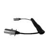 Buy cheap Black Color Trailer Cable 24v N Type 7 Pin Round Metal Coiled Trailer Wire from wholesalers