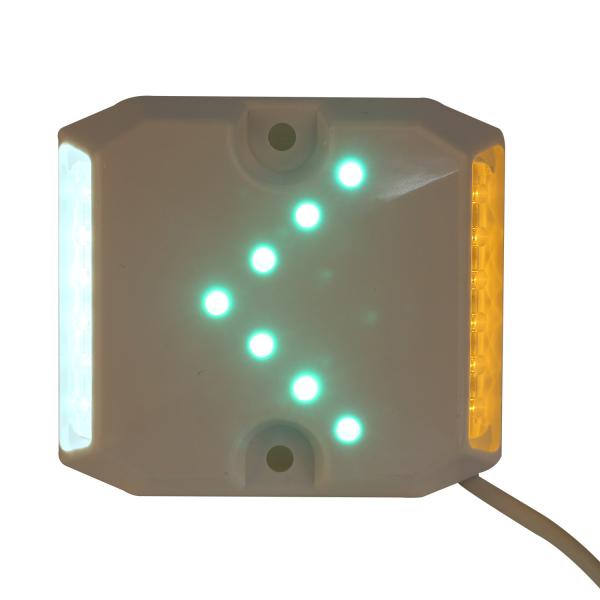 Buy cheap IP68 Tricolor Reflective Road Studs 5000mcd Plastic Wired Monocrystalline from wholesalers