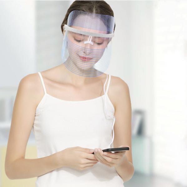 Buy cheap 3 Color Portable LED Therapy Mask USB Rechargeable Salon Use from wholesalers