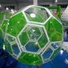 Buy cheap 1.0mm PVC White / Green Inflatable Walk On Water Ball from wholesalers