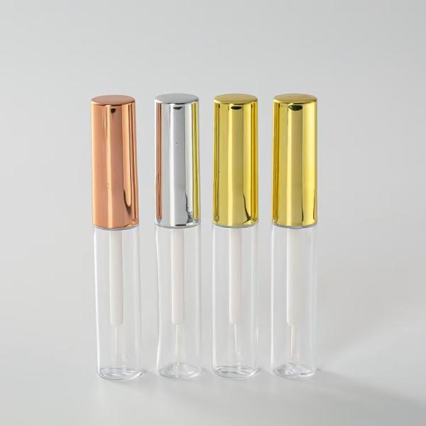 Buy cheap Aluminum head cap PETG bottle for lip glaze tube repair liquid can be customized with logo from wholesalers