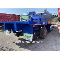 Buy cheap SINOTERCEL 3 Axles Semi Trailer 30t Flatbed Trailer Semi Truck product