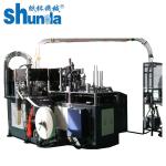 Black Ultrasonic Hot Air Paper Cup Production Machine 90 Pcs / Min