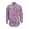 Buy cheap 6.5oz Cotton Plaid Flame Resistant Work Shirt Buttons Style from wholesalers