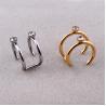 Buy cheap Wholesale Personality Punk Stainless Steel Non Pierced Ear Clip Cuff Earrings from wholesalers