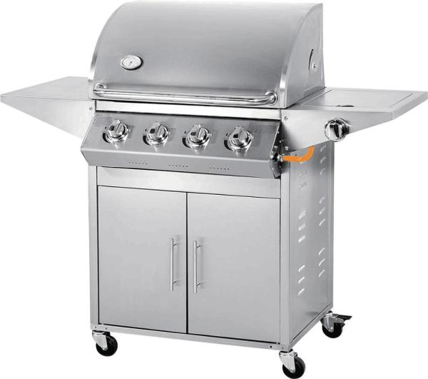 Buy cheap Factory price kitchen bbq easy grill slow burning 4 burners gas stainless steel bbq grill from wholesalers