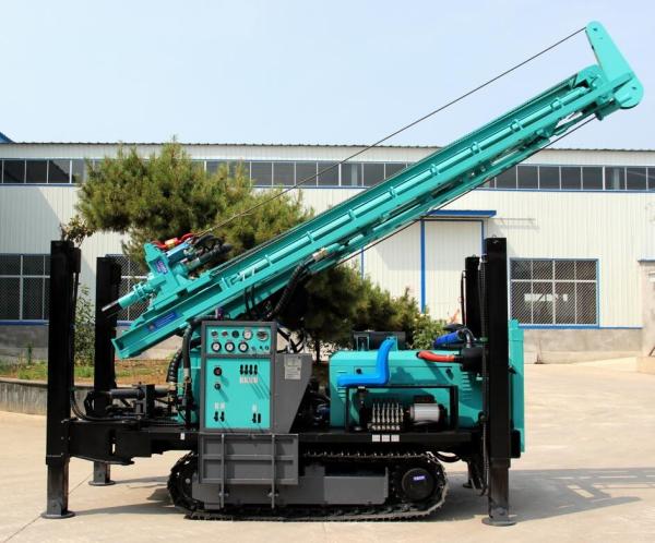 Buy cheap Hot sale 280m drilling depth hydraulic diesel crawler hydraulic water well drilling rig machine from wholesalers
