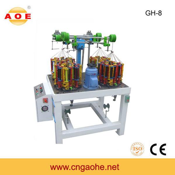 Good quality 8 spindle high speed braiding machine produce different cord sell
