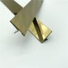 Buy cheap Size 8mm 10mm 15mm 20mm T Shape Gold Or Silver Colour Metal Tile Trim from wholesalers