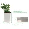 Buy cheap Nursery Growing Bags Large, 7.8x8.6 inches Biodegradable Fabric Seedling Grow Bag, Seed Starting Pots Pouches from wholesalers