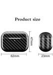 Black Ultra Thin Anti Scratch Carbon Fiber Airpods Case