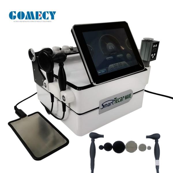 Buy cheap 3 in 1 CET RET Ems Rf Tecar Physiotherapy Shock Wave Therapy Equipment Pain Relief from wholesalers