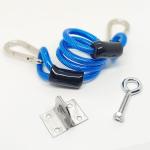 Coil Lanyard Attaches To Belt Loops Or Handbags Security Lanyard Bungee Coil Key