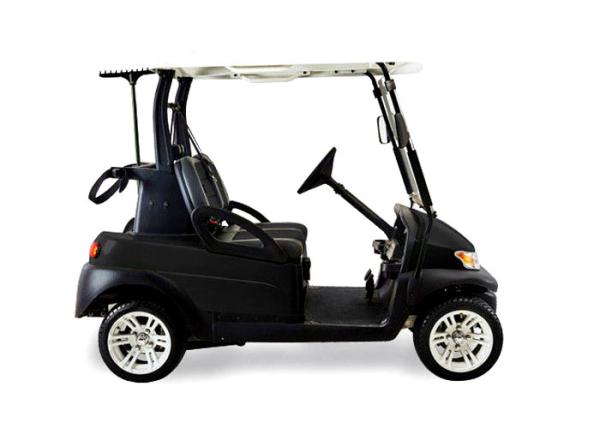 Soft Leather Seat Electric Street Legal Golf Cart After The Double Drive And