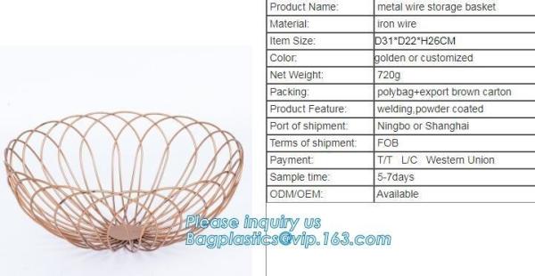 Buy cheap Hanging Metal black Wire Mesh Fruit Storage Basket, Stainless Steel Wire Mesh Containers Metal Mesh Kitchen Vegetable St from wholesalers
