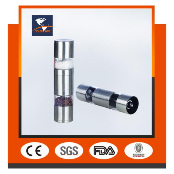 Buy cheap HIGH QUALITY Colorful Stainless Steel 2 in1 salt and pepper GK-S21 mill/grinder from wholesalers