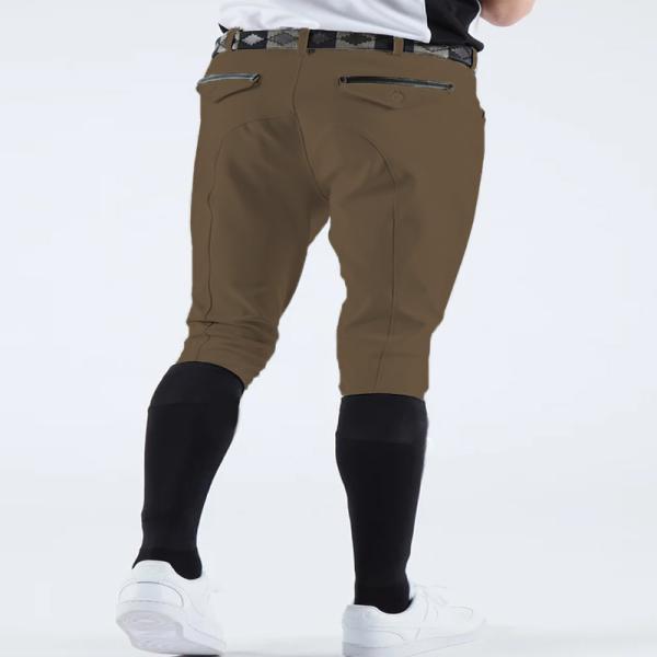 320gsm Horse Riding Pants 6-15 Years Old Boys Brown Knee Silicone Eqeustrian