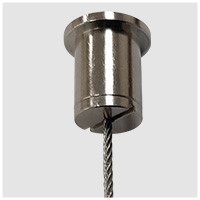 316 Stainless Steel Cable Loop Key Ring Nylon Coated 1.2mm